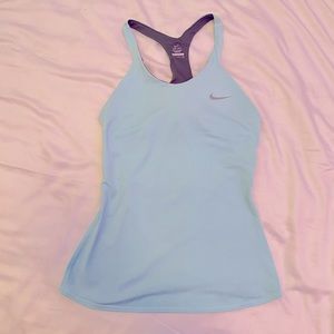 Nike Dri-Fit Workout Top, Blue